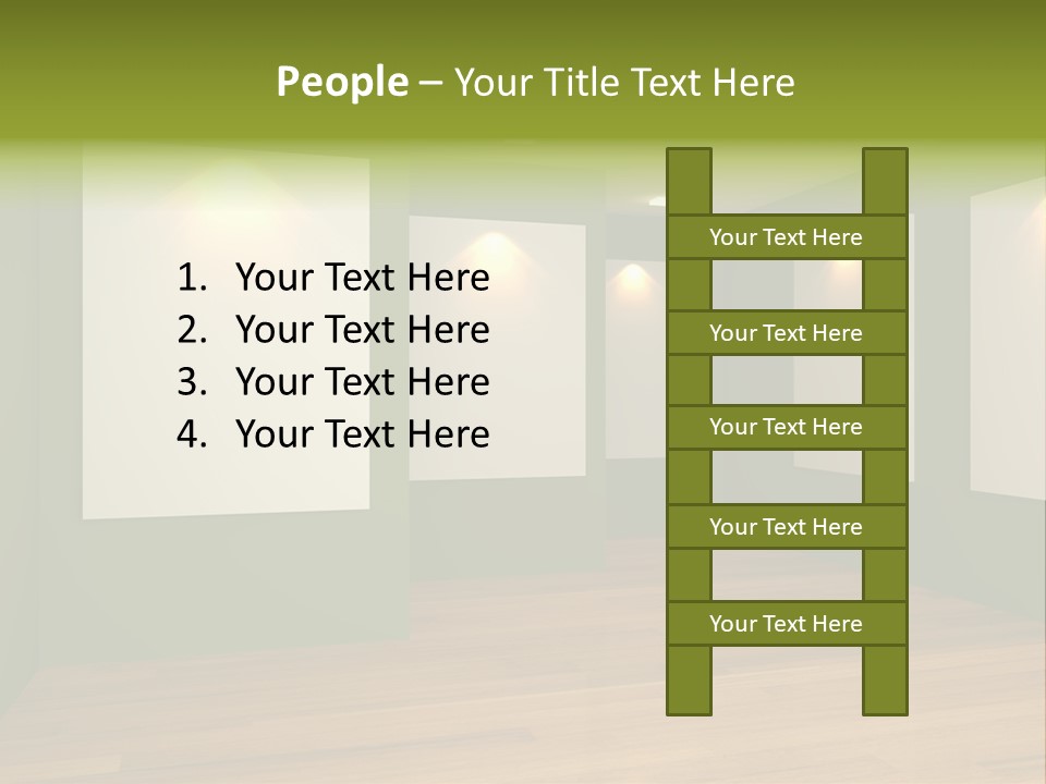 Blank Space White PowerPoint Template