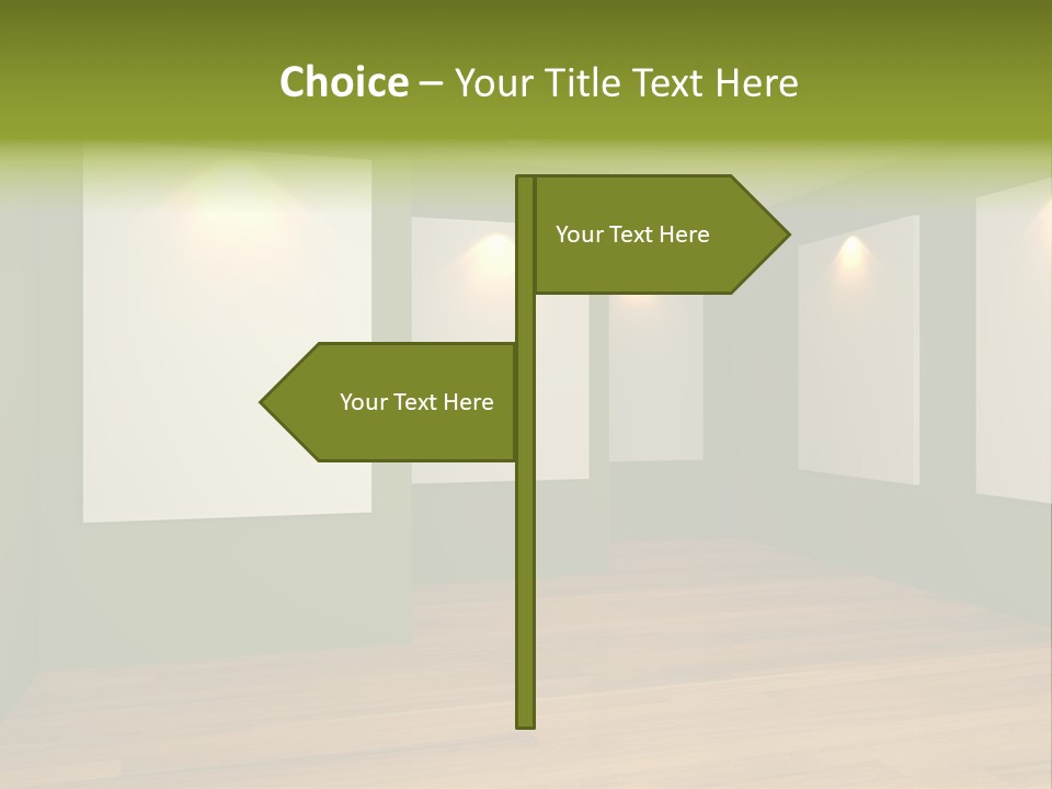Blank Space White PowerPoint Template