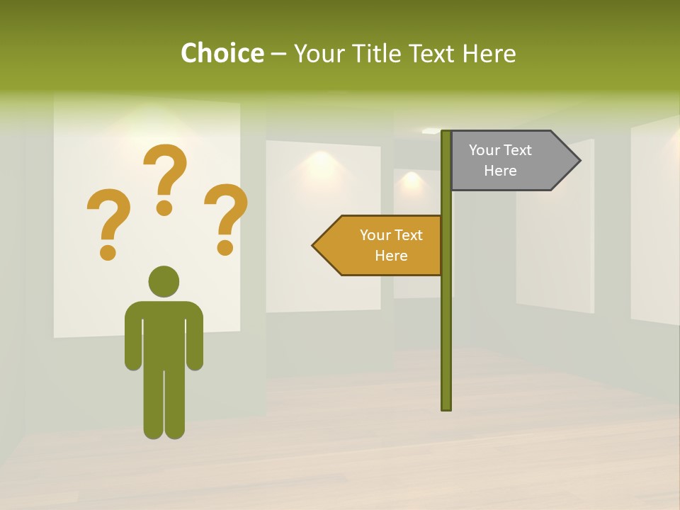 Blank Space White PowerPoint Template