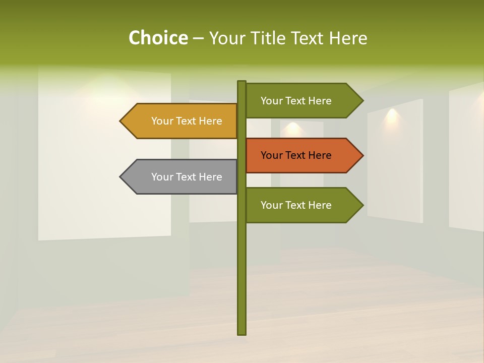 Blank Space White PowerPoint Template