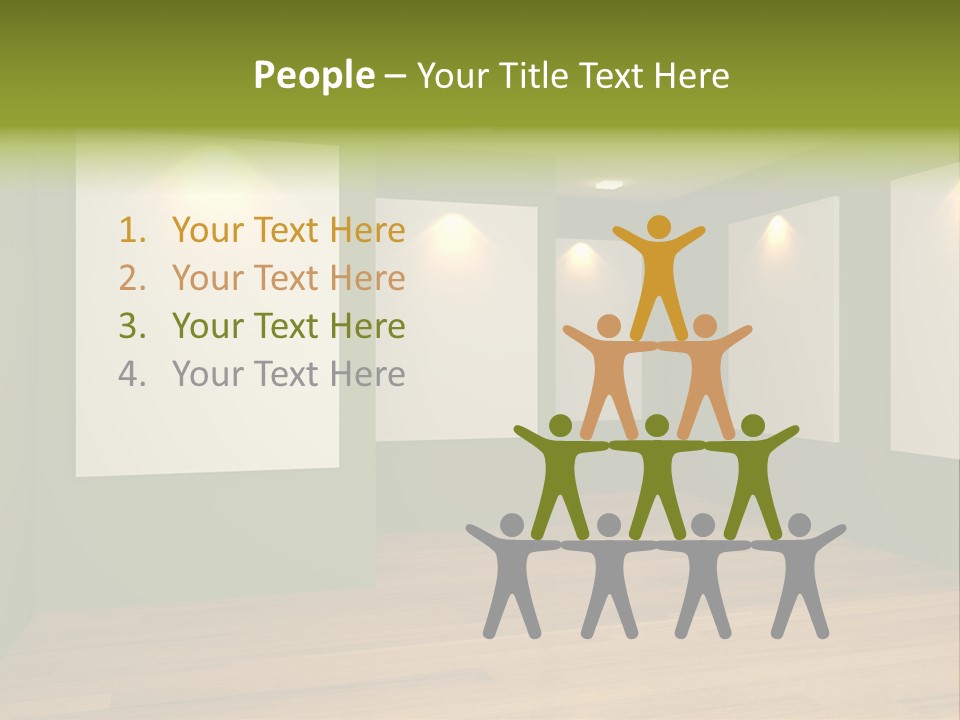 Blank Space White PowerPoint Template