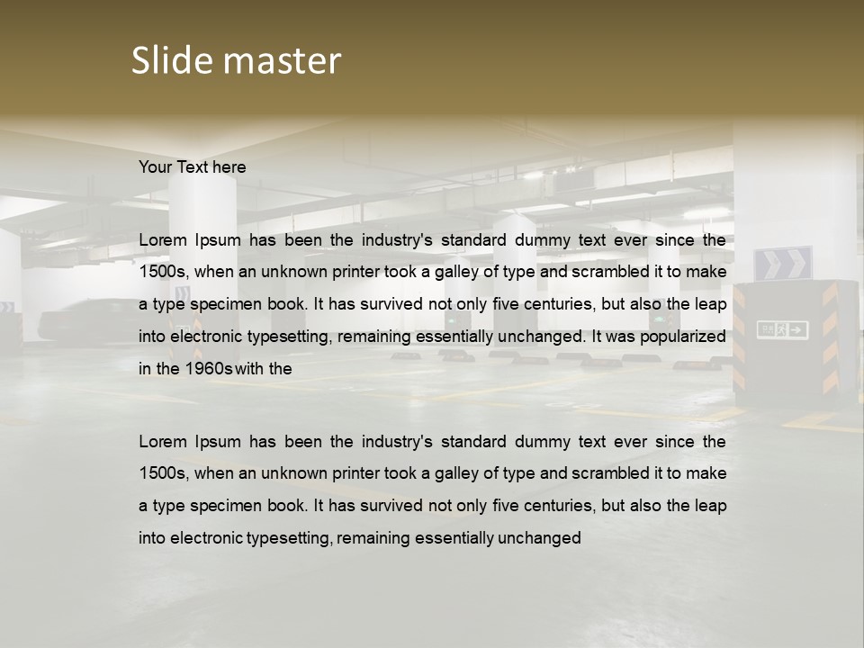 Car Style Row PowerPoint Template