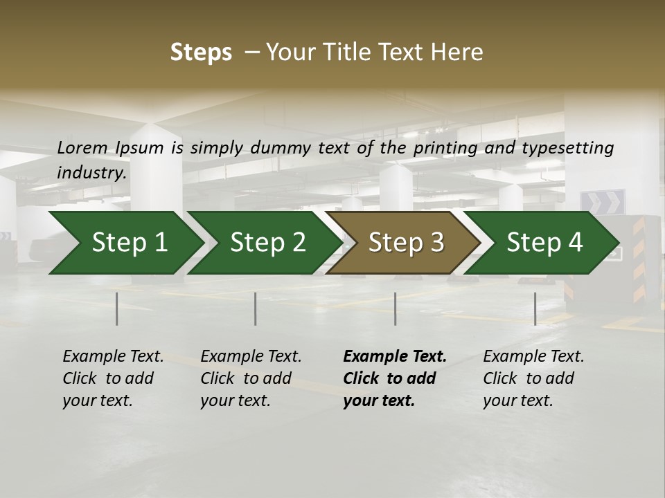 Car Style Row PowerPoint Template