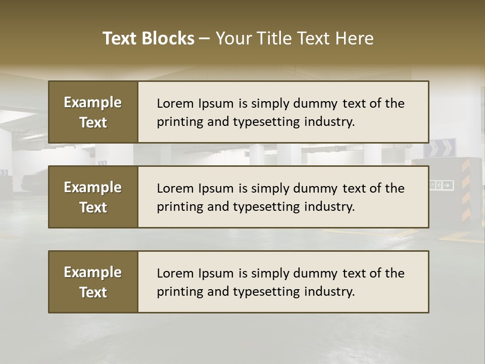 Car Style Row PowerPoint Template