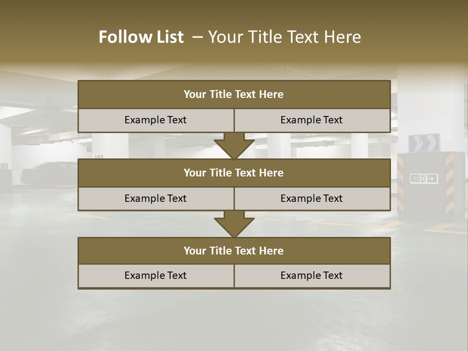 Car Style Row PowerPoint Template