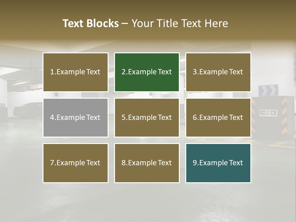 Car Style Row PowerPoint Template