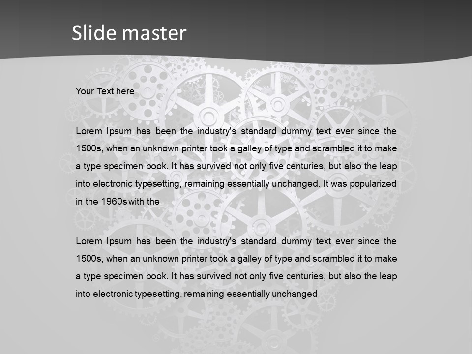 Romantic Cardiology Illustration PowerPoint Template