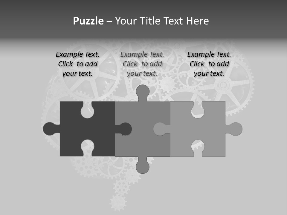 Equipment Face Solution PowerPoint Template