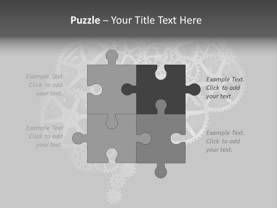 Equipment Face Solution PowerPoint Template