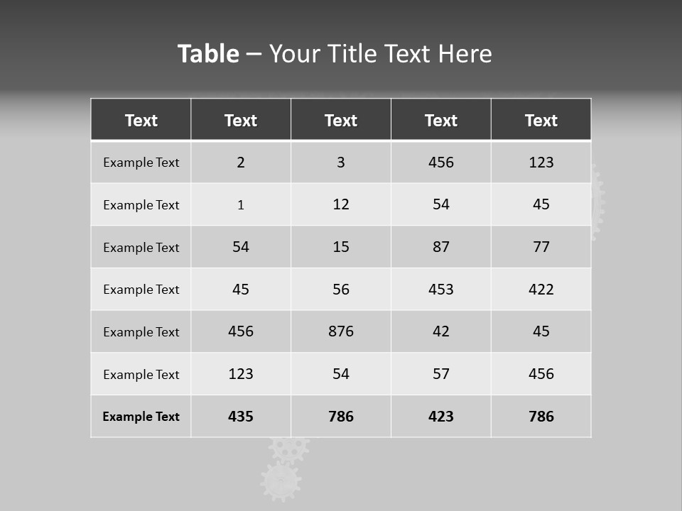 Equipment Face Solution PowerPoint Template