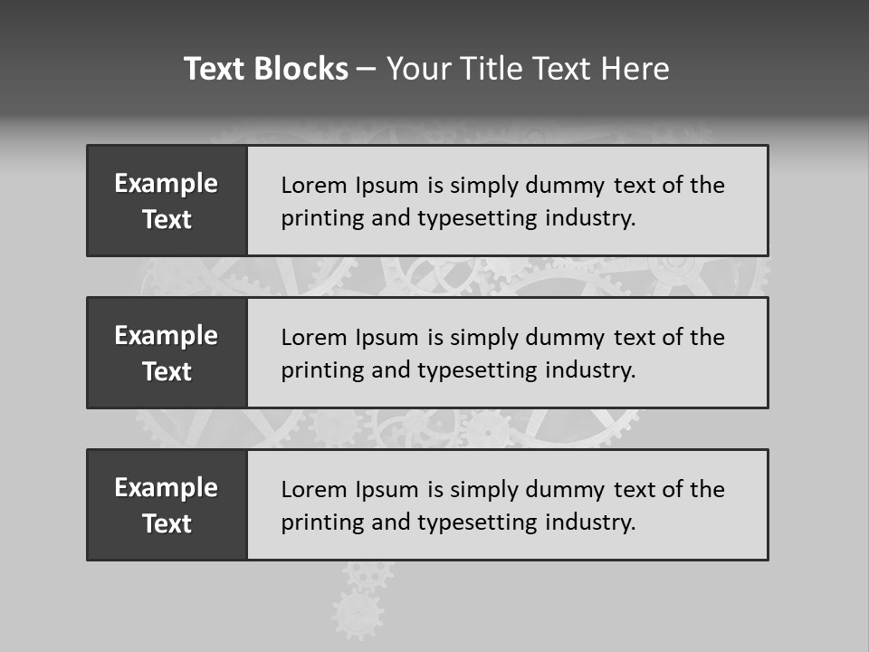 Equipment Face Solution PowerPoint Template