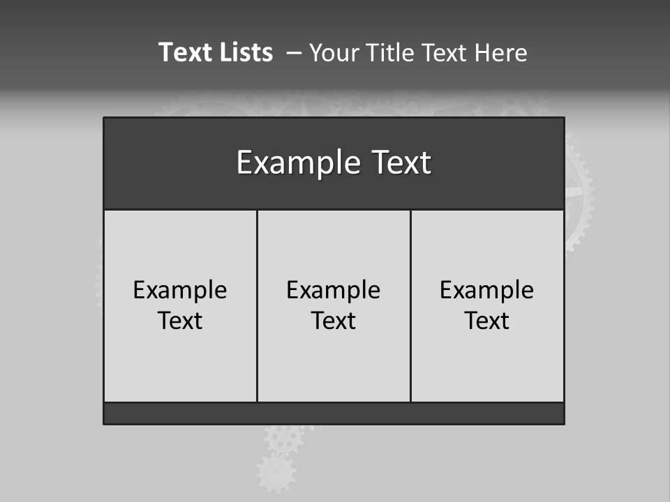 Equipment Face Solution PowerPoint Template