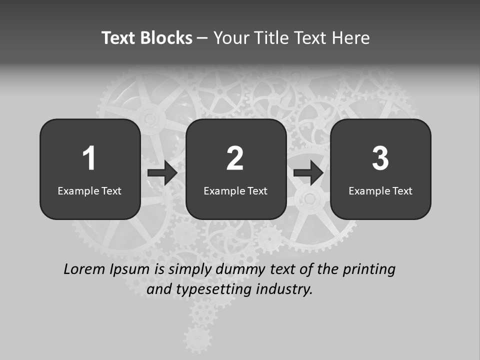 Equipment Face Solution PowerPoint Template