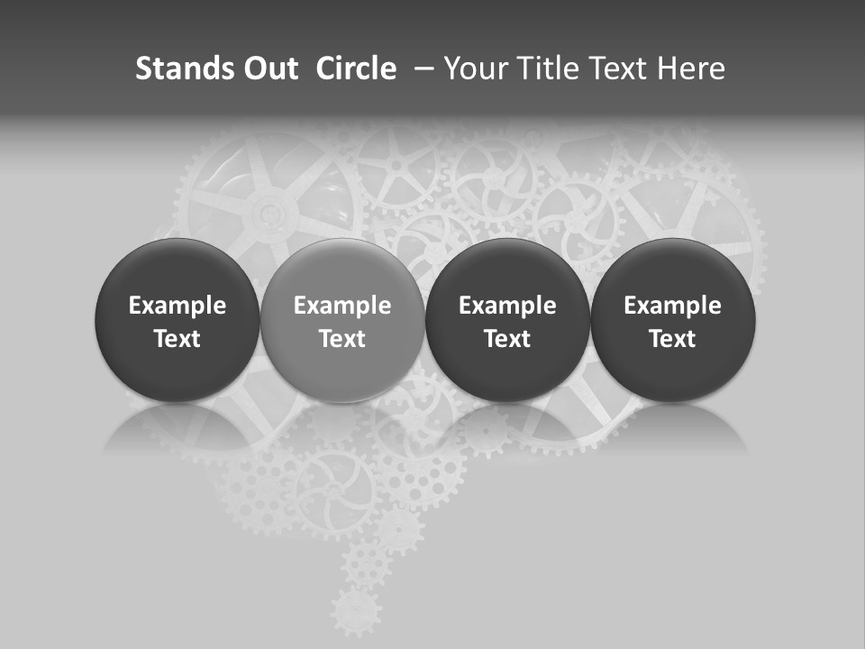 Equipment Face Solution PowerPoint Template