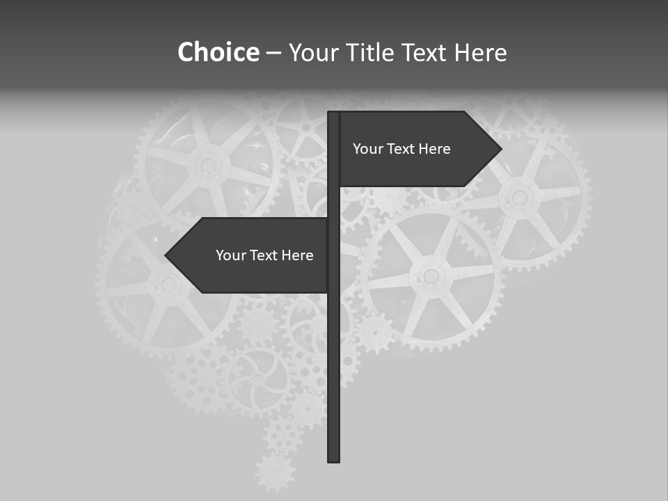 Equipment Face Solution PowerPoint Template