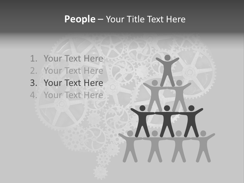 Equipment Face Solution PowerPoint Template