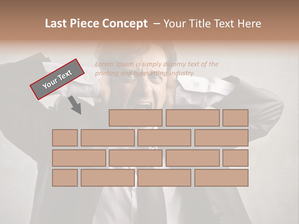 Ear Portrait Tongue PowerPoint Template