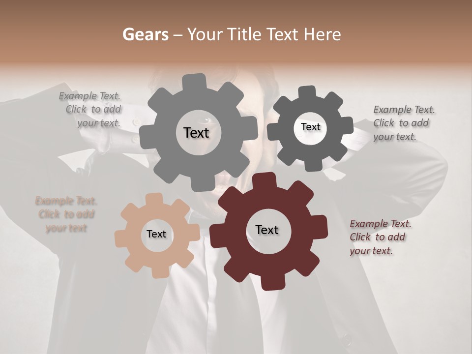 Ear Portrait Tongue PowerPoint Template