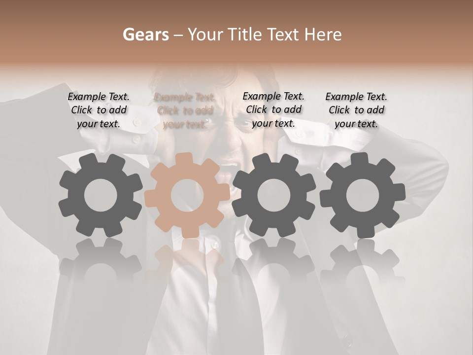 Ear Portrait Tongue PowerPoint Template