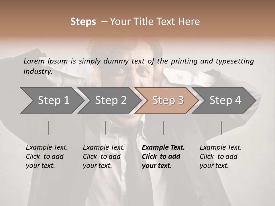Ear Portrait Tongue PowerPoint Template