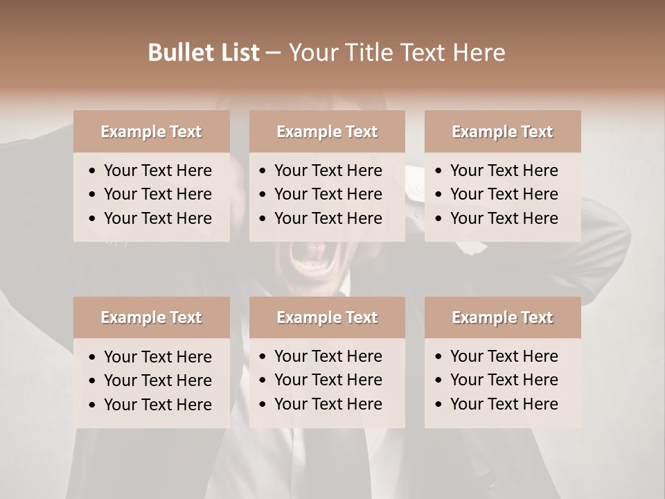 Ear Portrait Tongue PowerPoint Template