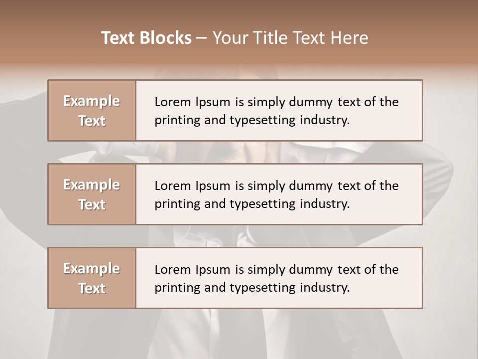 Ear Portrait Tongue PowerPoint Template