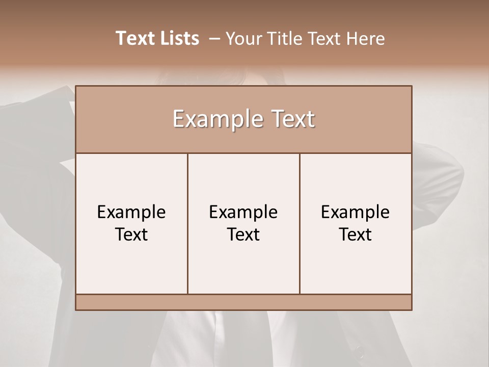 Ear Portrait Tongue PowerPoint Template