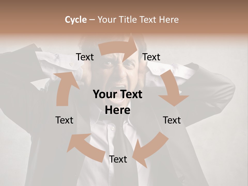 Ear Portrait Tongue PowerPoint Template