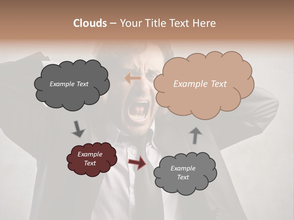 Ear Portrait Tongue PowerPoint Template