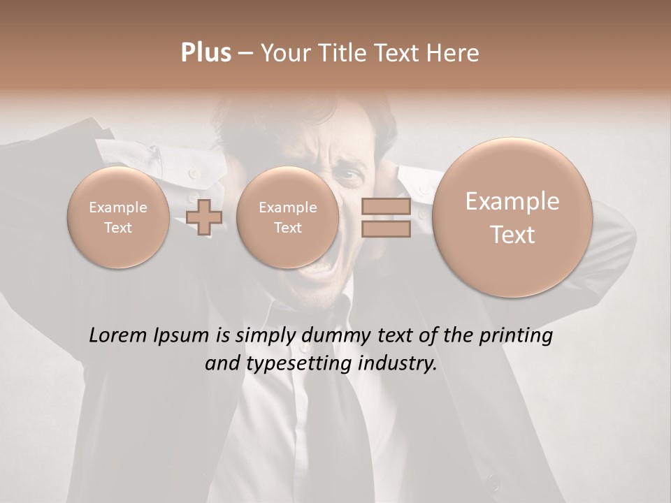 Ear Portrait Tongue PowerPoint Template