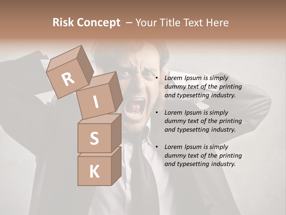 Ear Portrait Tongue PowerPoint Template