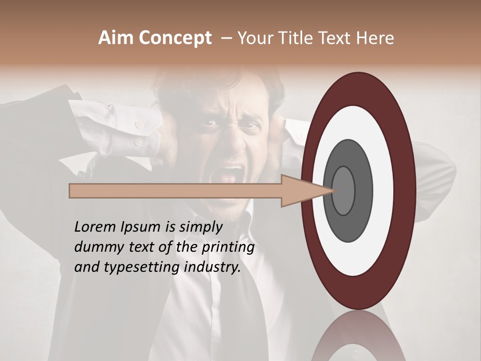 Ear Portrait Tongue PowerPoint Template