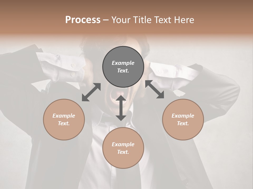Ear Portrait Tongue PowerPoint Template