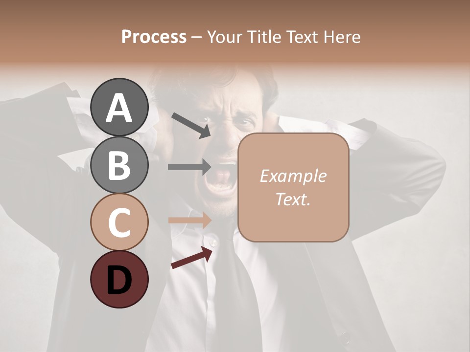 Ear Portrait Tongue PowerPoint Template