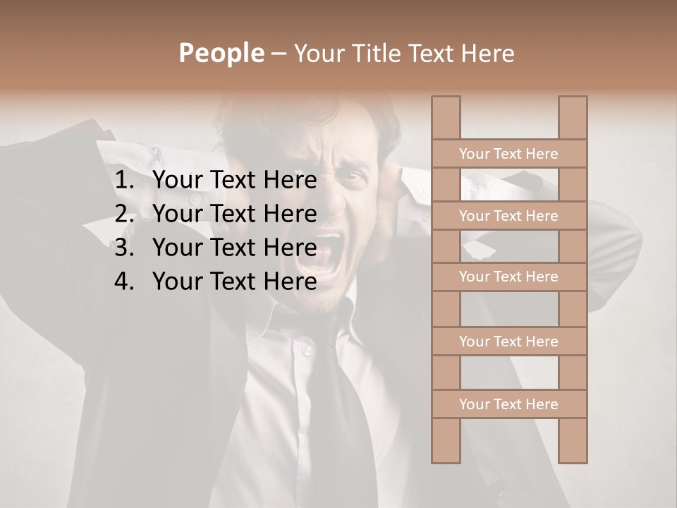 Ear Portrait Tongue PowerPoint Template