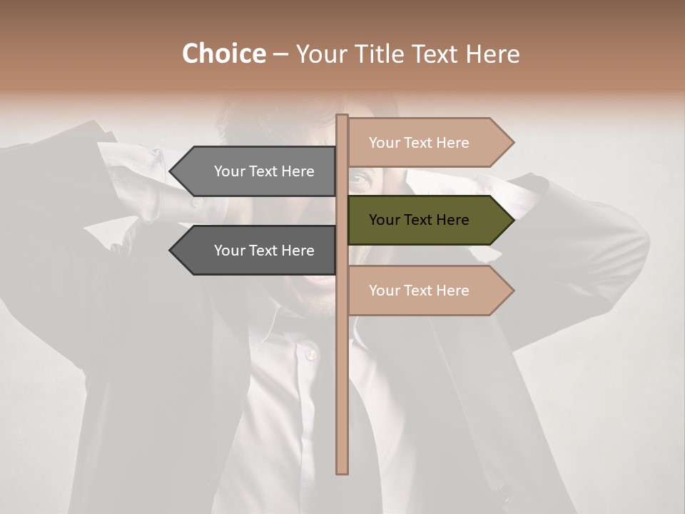 Ear Portrait Tongue PowerPoint Template