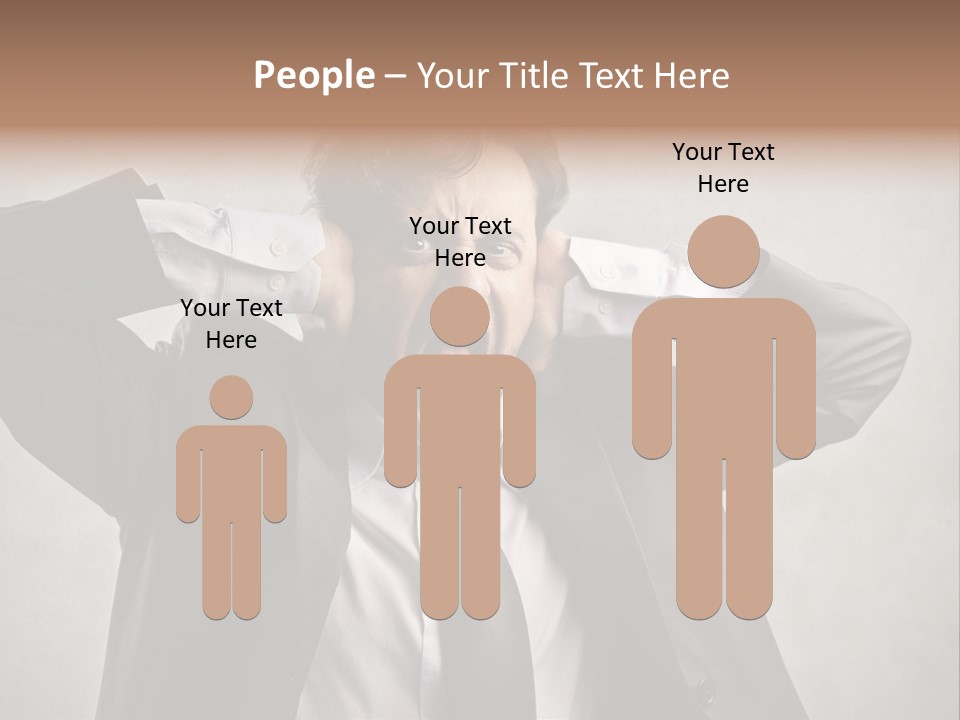 Ear Portrait Tongue PowerPoint Template