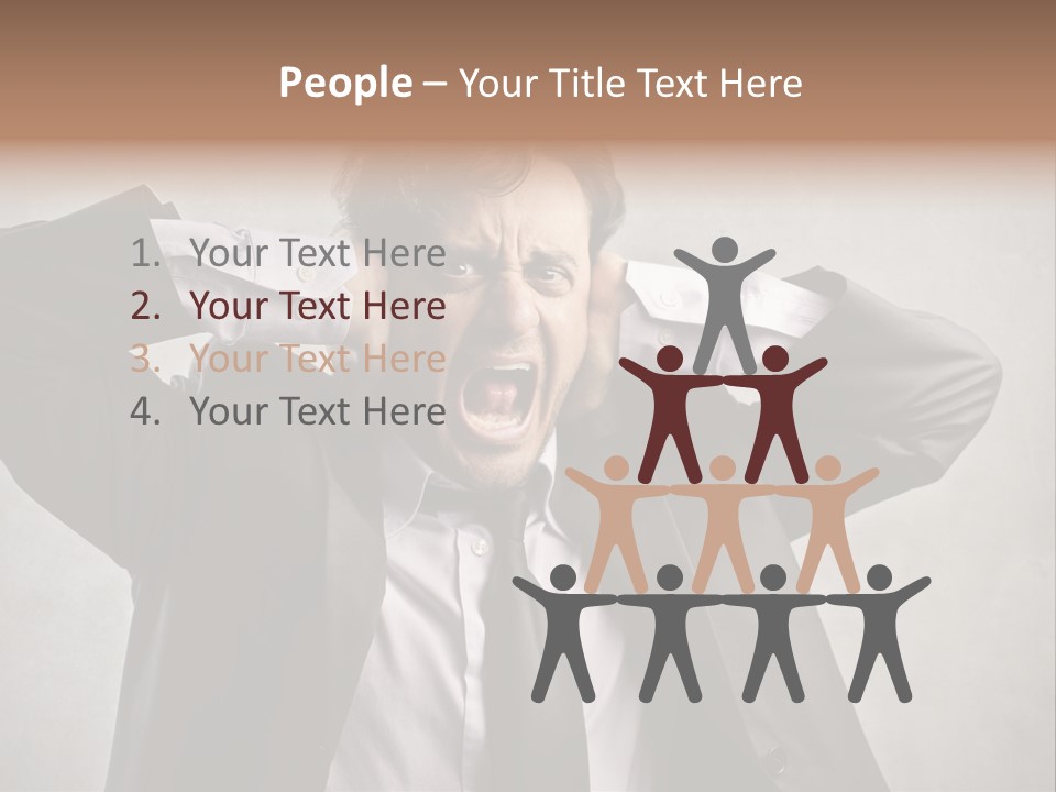 Ear Portrait Tongue PowerPoint Template