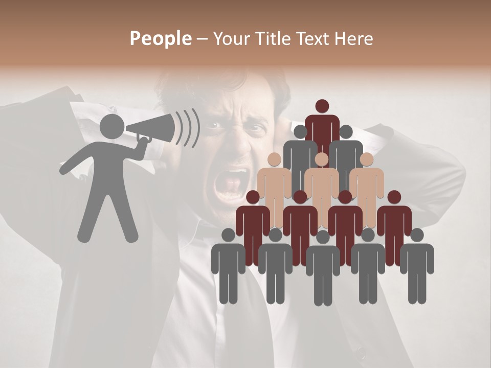 Ear Portrait Tongue PowerPoint Template