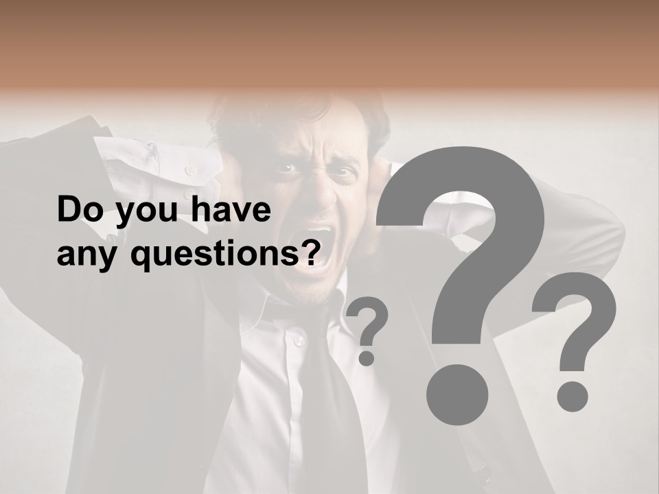 Ear Portrait Tongue PowerPoint Template