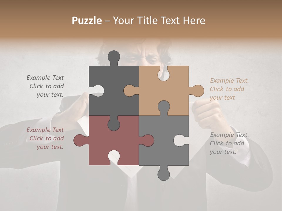 Adult Concept Man PowerPoint Template