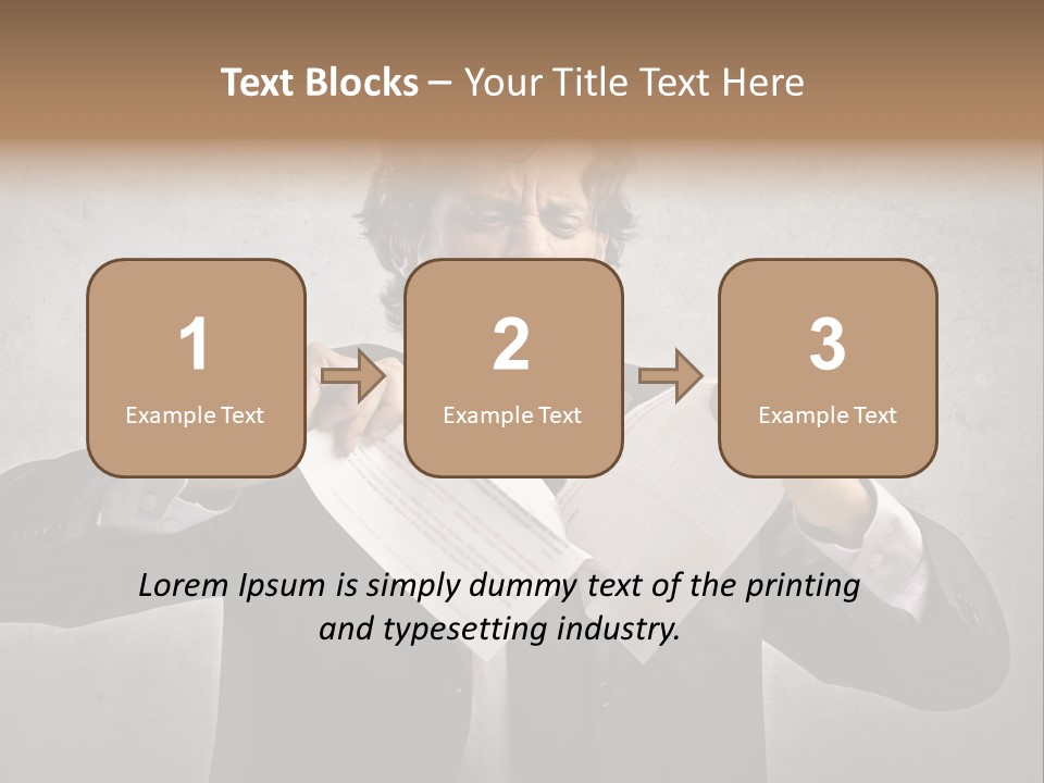 Adult Concept Man PowerPoint Template