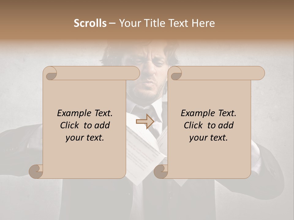 Adult Concept Man PowerPoint Template
