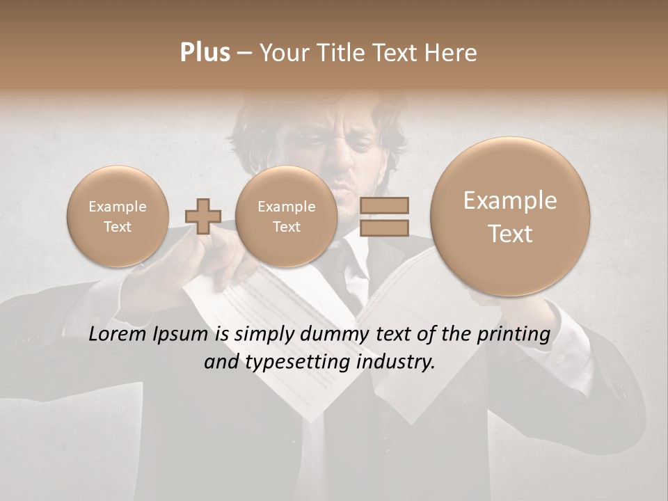 Adult Concept Man PowerPoint Template