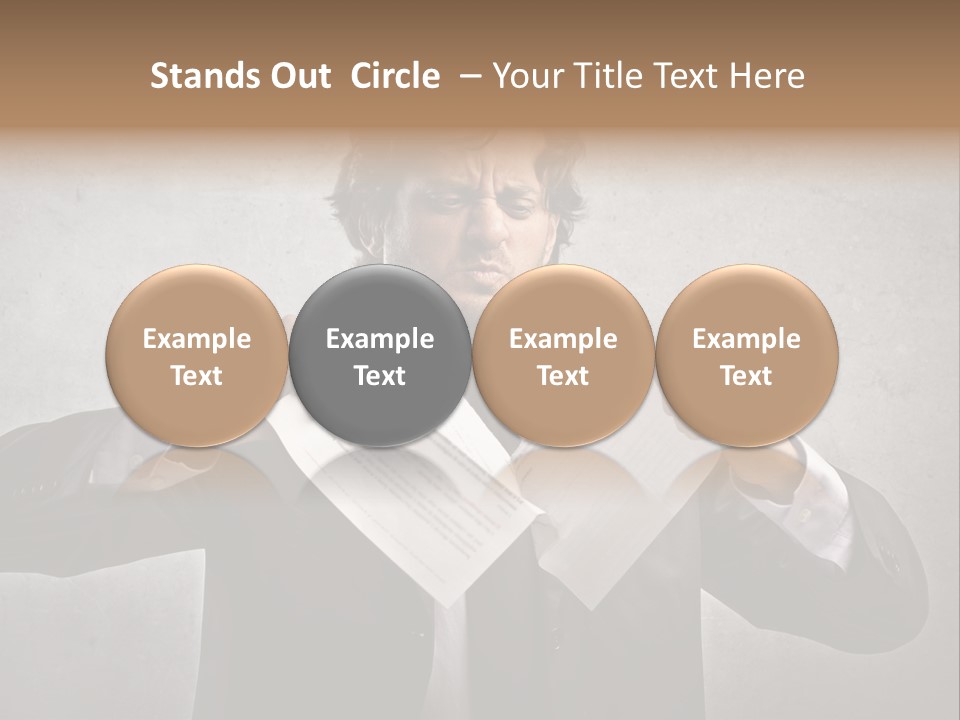 Adult Concept Man PowerPoint Template