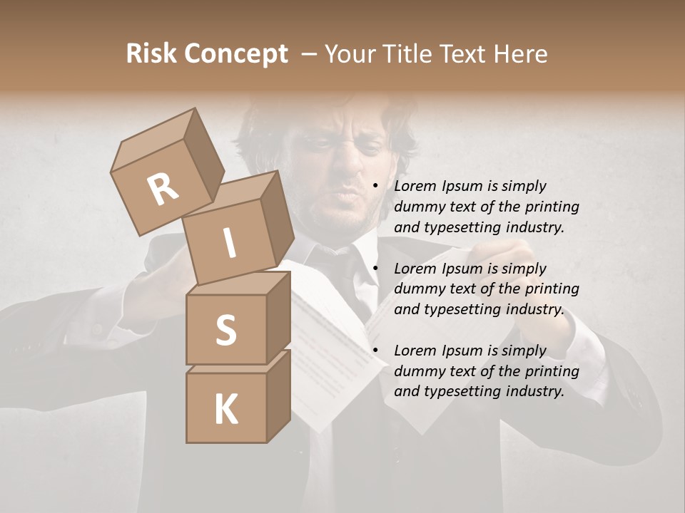 Adult Concept Man PowerPoint Template