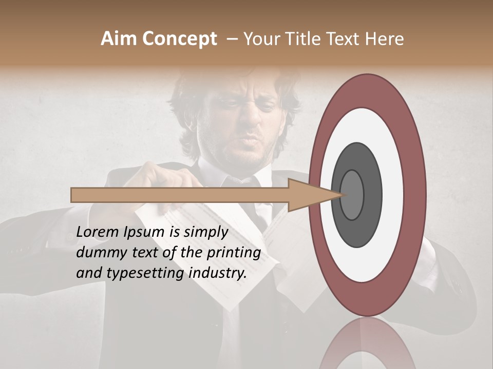 Adult Concept Man PowerPoint Template