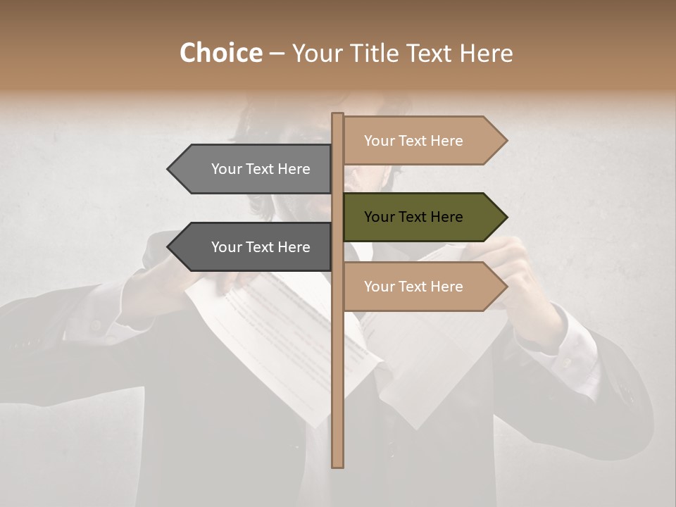Adult Concept Man PowerPoint Template