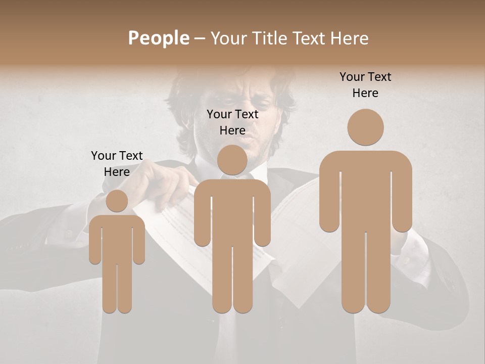 Adult Concept Man PowerPoint Template