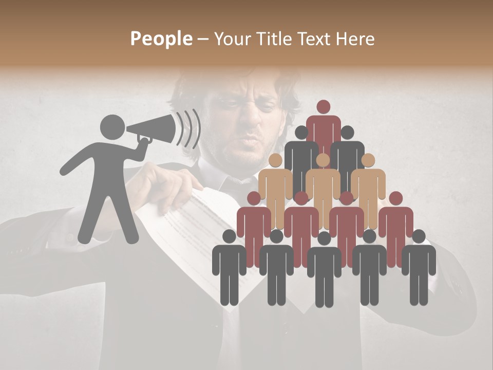 Adult Concept Man PowerPoint Template